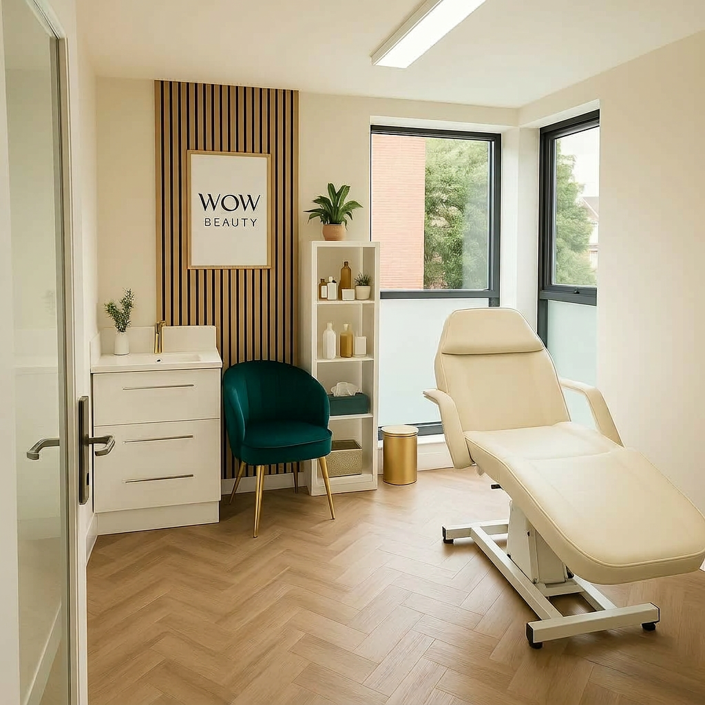 Premium beauty treatment room